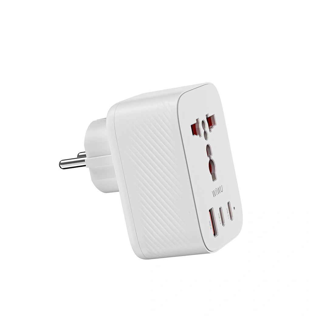 WIWU 30W Power Cube GaN Travel Adapter 2C1A+1 socket Wi-UA008 EU