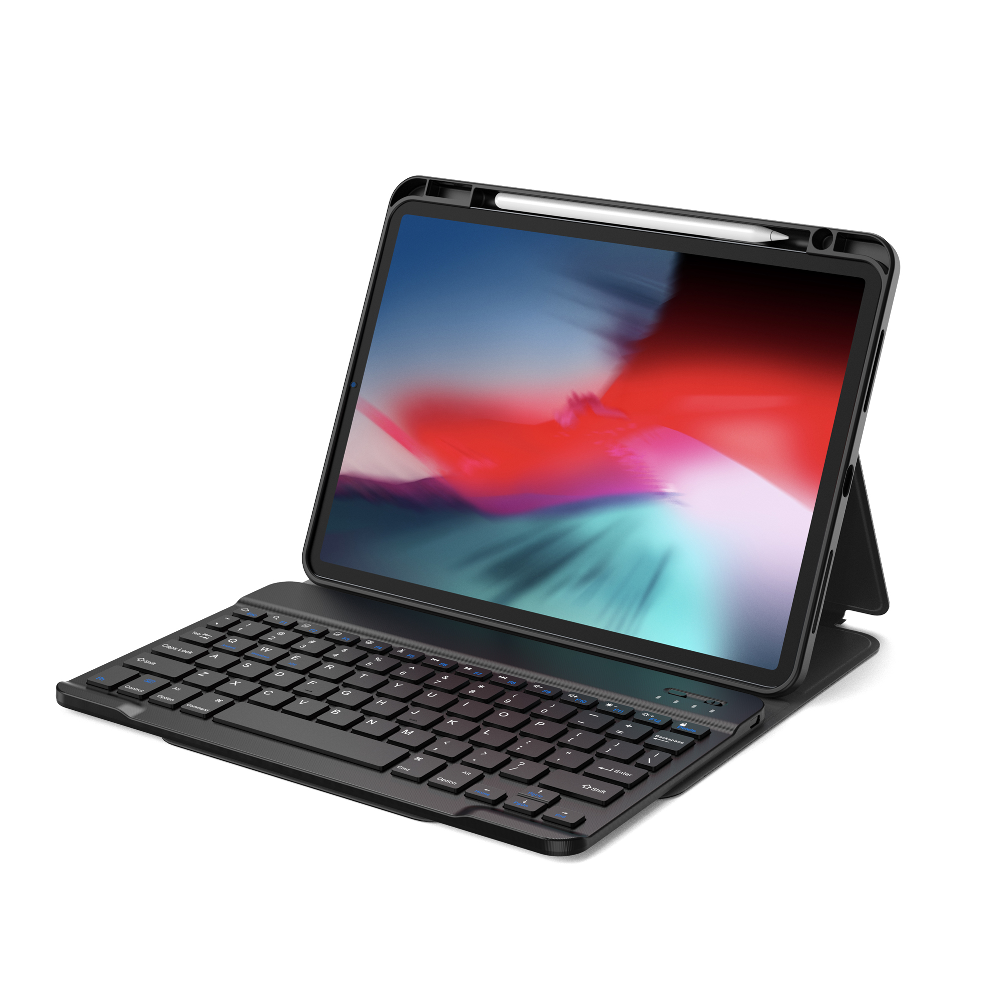 WiWU Awesome Protective Keyboard Case for iPad (12.9″) – ( Arabic & English )