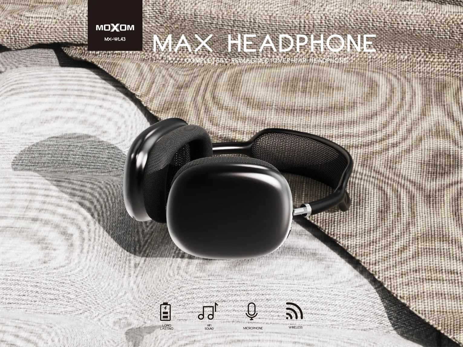 Moxom MX-WL43 MAX HEADPHONE
