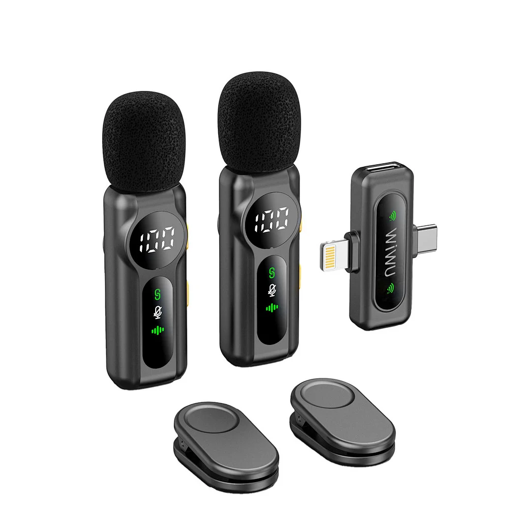 WIWU Wi-WM007 Dual Wireless ANC Microphone