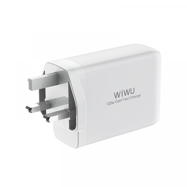 WIWU 120 W MIni GAN Quick charger Wall charge PD*3+QC .3.0 (EU Plug)