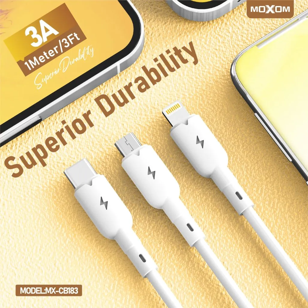 Moxom MX-CB183 3A Data Cable Usb TO Lighting
