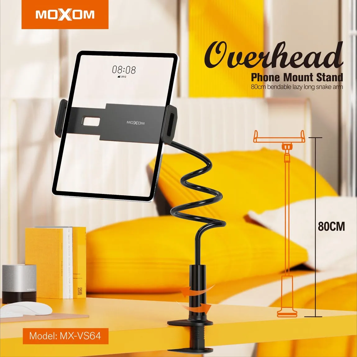 Moxom MX-VS64 80cm Overhead Mount Stand