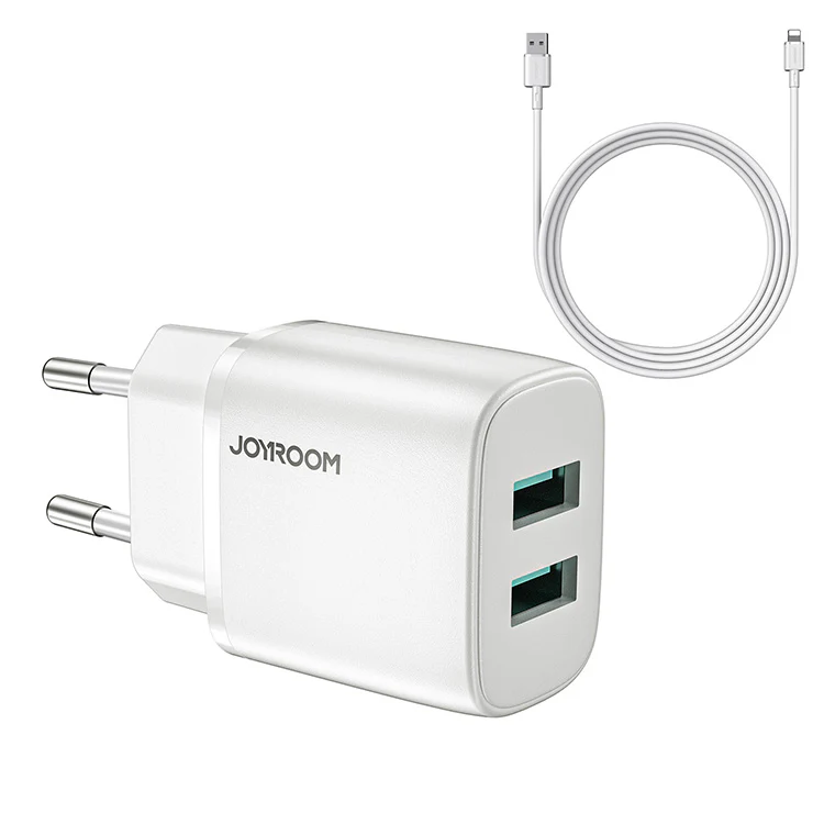 JOYROOM L-2A123 2.4A Dual ports mini fast charger (EU)