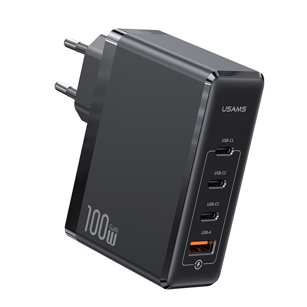 USAMS US-CC163 T50 100W 4 Ports ACCC GaN Fast Charger (EU)